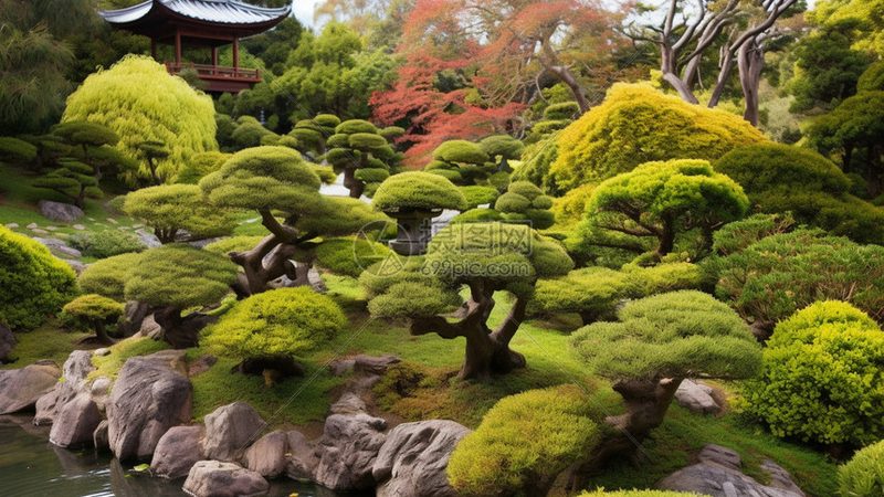 日式庭院苔藓植物的养护之道**